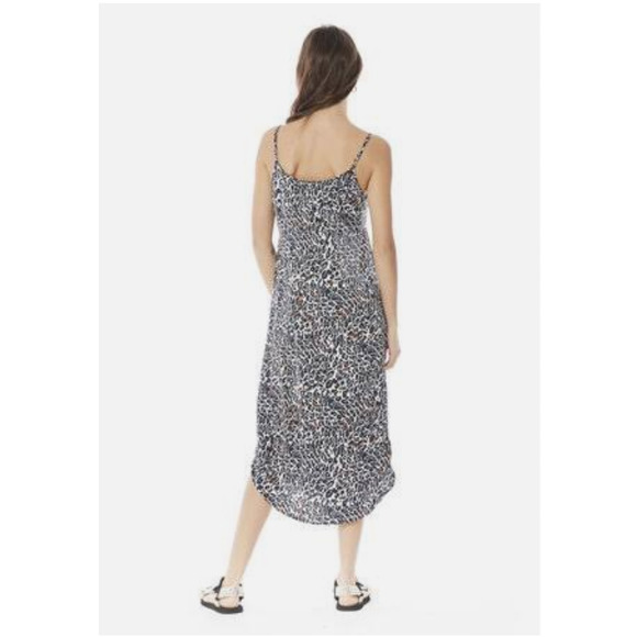New Saltwater‎ Luxe: Brigette Leopard Mix Midi Tank Dress Small - Picture 2 of 5